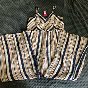 NWT Xhilaration Striped Jumpsuit
